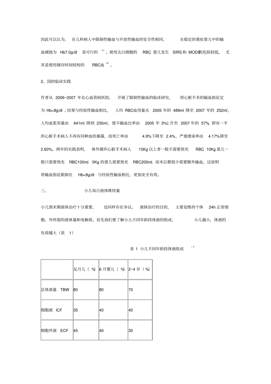 小儿输血指征和液体治疗_第3页