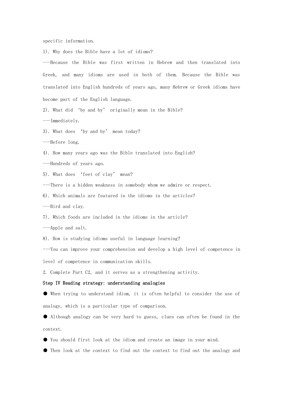 高中英语 Unit4 Behind beliefs-Reading精品教案 牛津译林版选修9_第3页