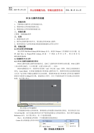PCB元器件的制作