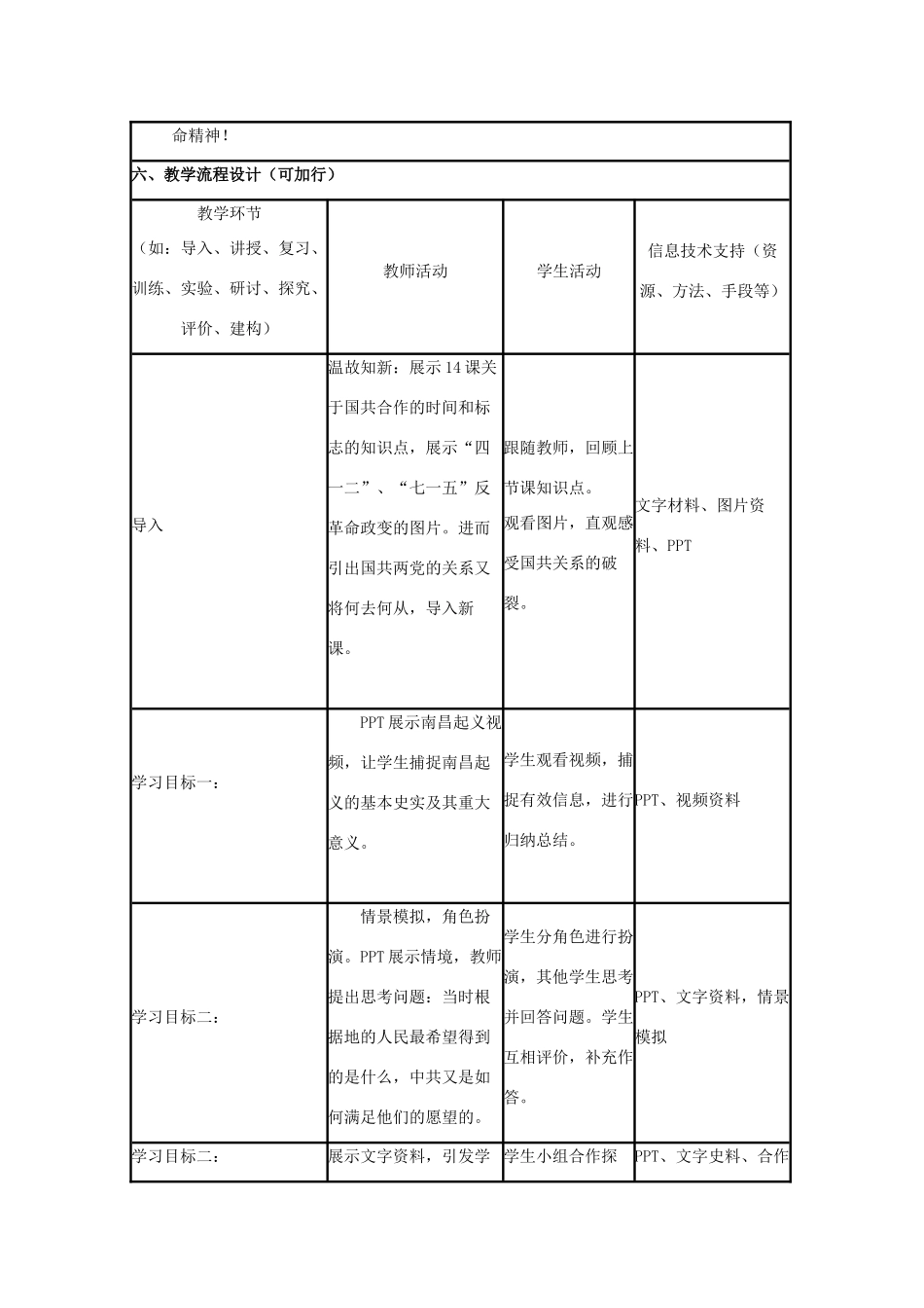 高中历史 第20课 新民主主义革命与中国共产党教案22 岳麓版必修1-岳麓版高一必修1历史教案_第3页