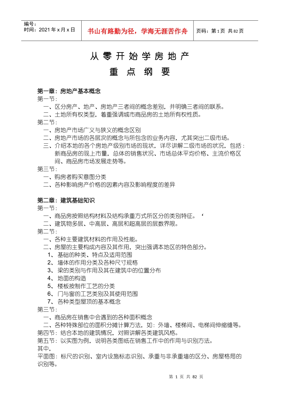 从零开始学房地产(doc 78页)_第1页