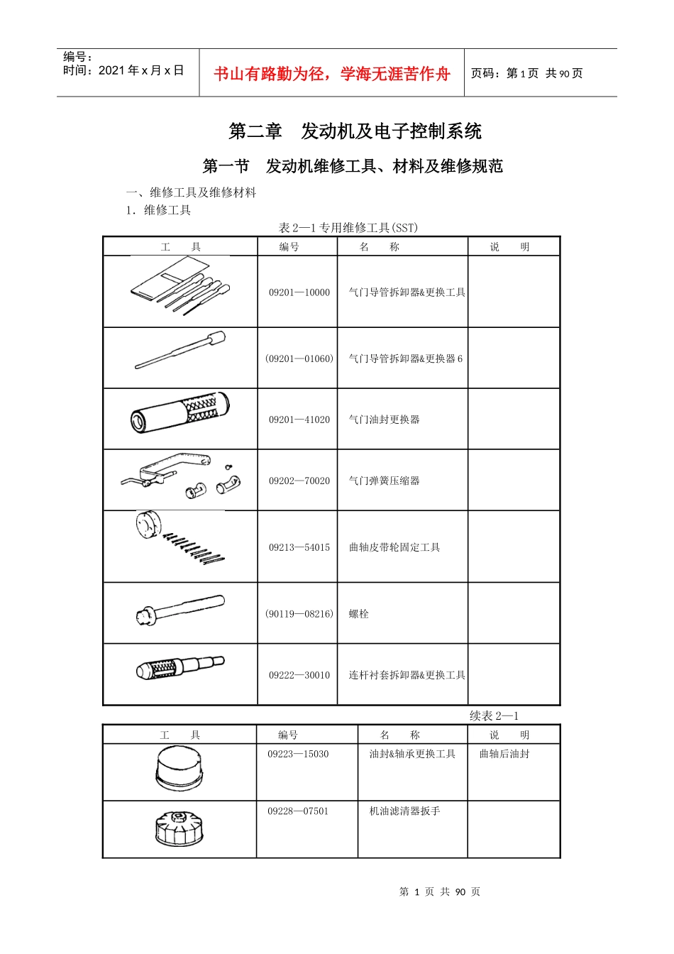 丰田陆地巡洋舰第2章发动机及电子控制系统_第1页