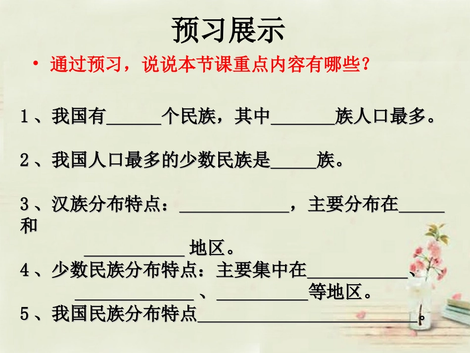 八年级地理上册 第1章第3节多民族的大家庭课件 （新版）商务星球版_第3页