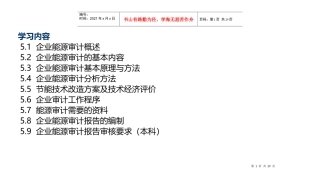 企业能源审计概述