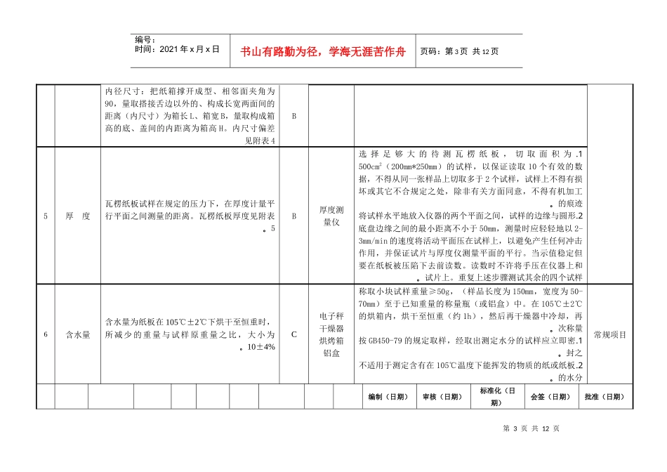 包装印刷外包装箱评价管理知识指导书_第3页
