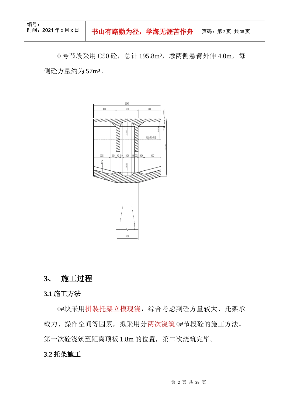 90米梁0_块施工安全专项方案_第2页