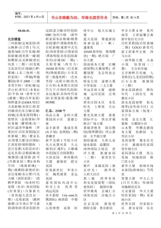 3万个房地产案名集锦