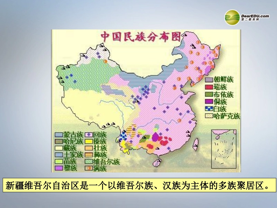 八年级地理下册 第六章 第四节《西部开发的重要阵地—新疆维吾尔》课件 新人教版_第3页