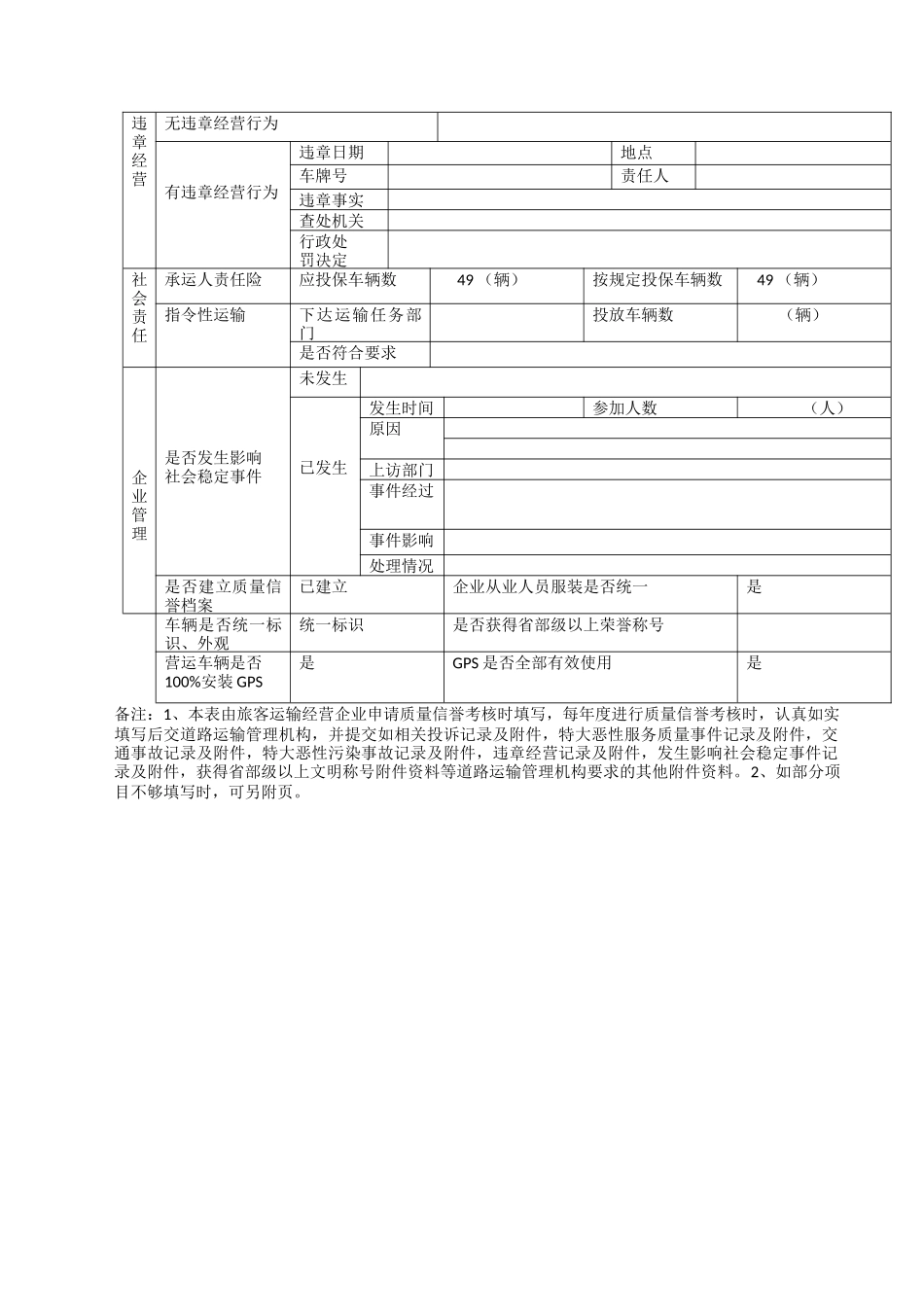 北安市运输公司质量信誉考核档案_第3页