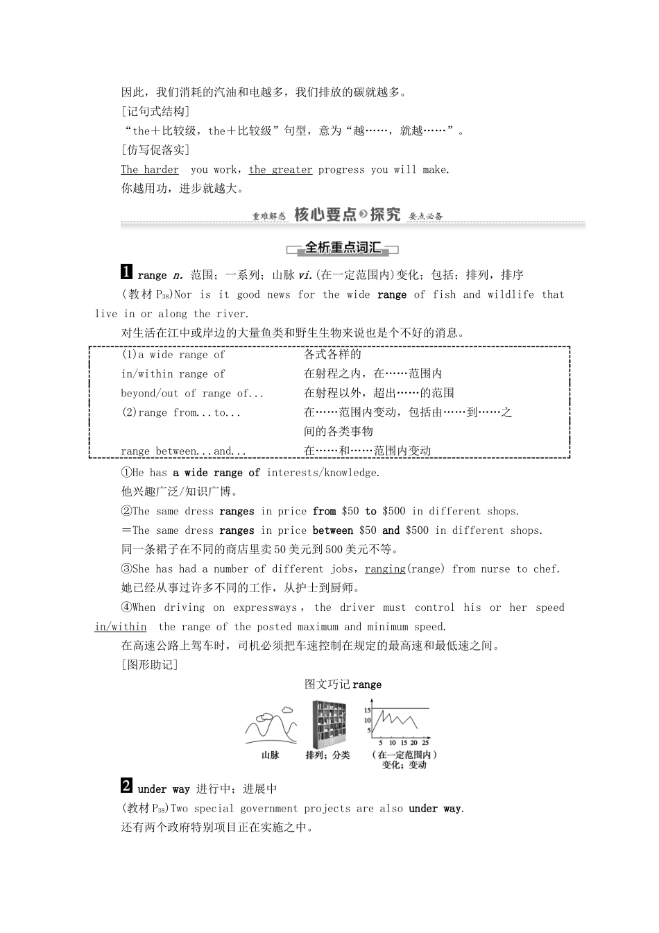 高中英语 Unit 2 The environment Section Ⅵ Language points（Ⅲ）（Project）（教师用书）教案 牛津译林版必修5-牛津版高二必修5英语教案_第3页