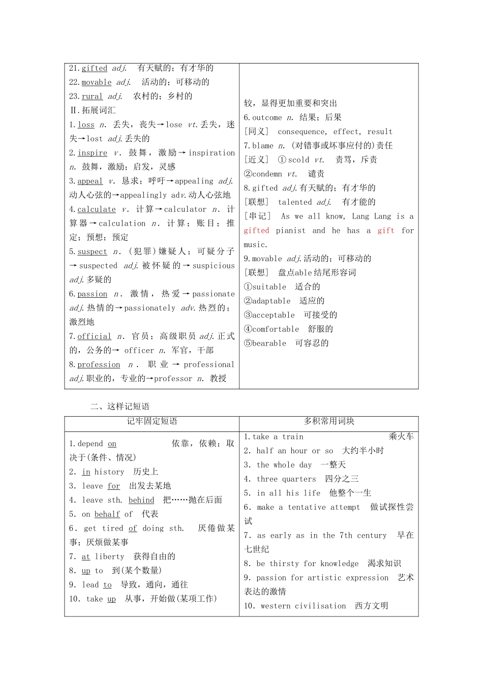 高中英语 Module 2 The Renaissance Section Ⅳ Other Parts of the Module教案（含解析）外研版选修8-外研版高二选修8英语教案_第3页