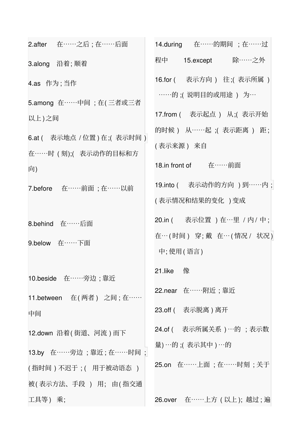 初中英语单词大全5000_第2页