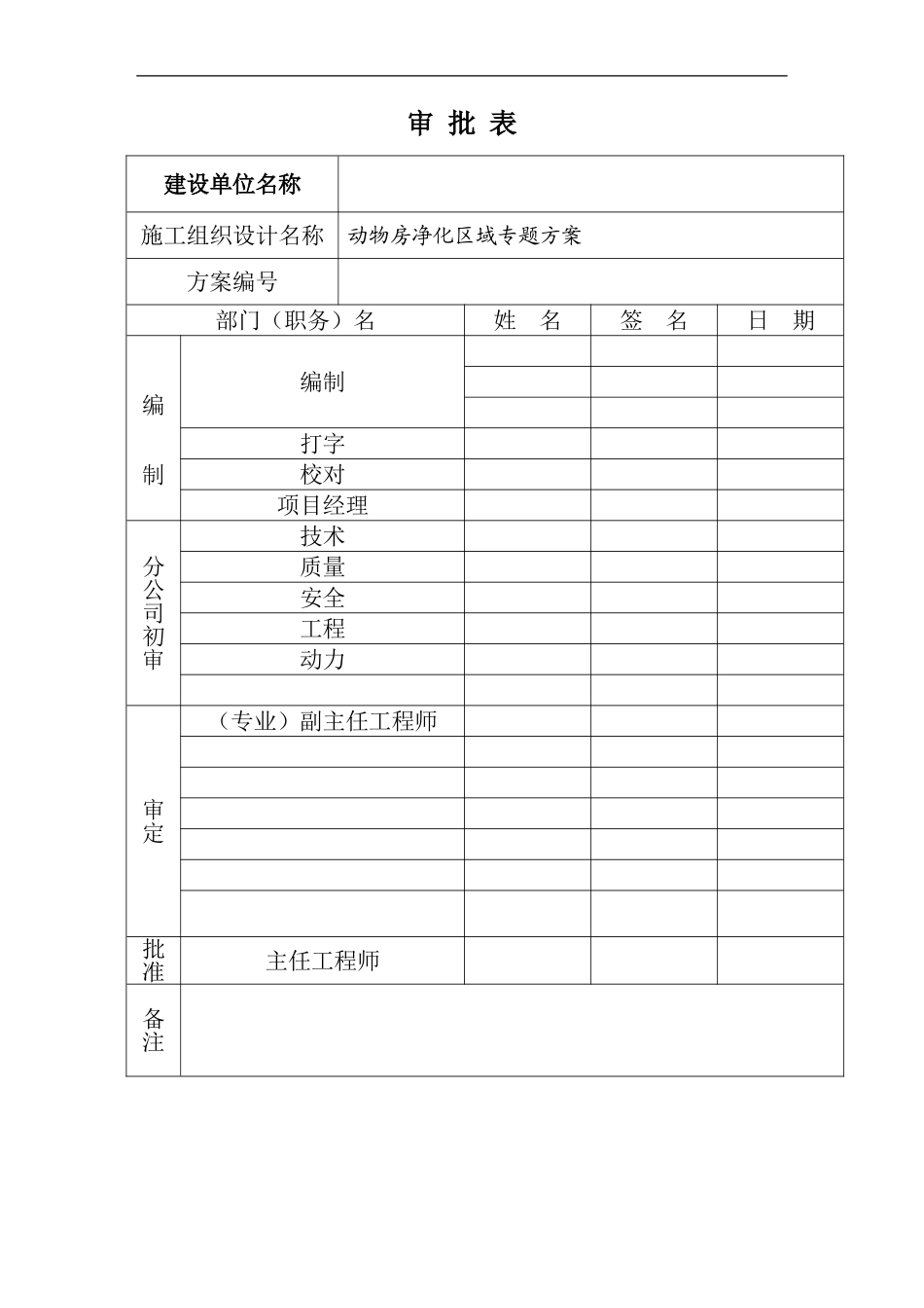 上海某动物房净化空调施工组织设计(DOC33页)_第2页