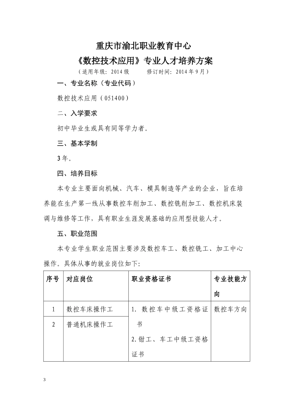 3-2-2数控技术人才培养方案_第3页