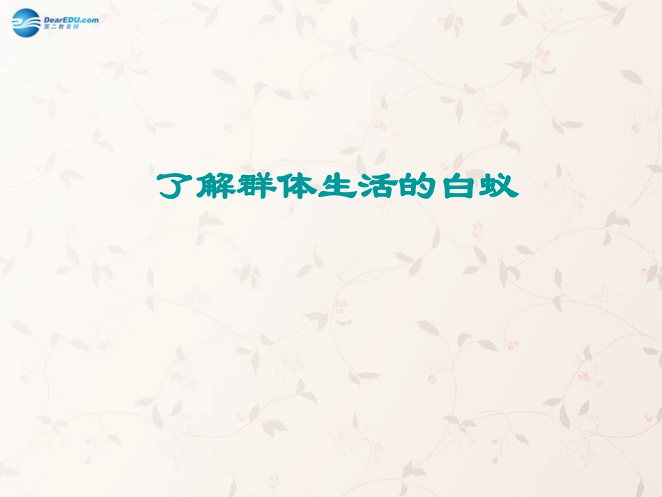 八年级生物上册 5.2.3 社会行为课件1 （新版）新人教版_第3页