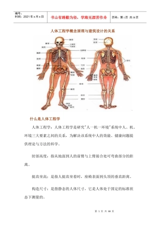 人体工程学与建筑设计应用关系