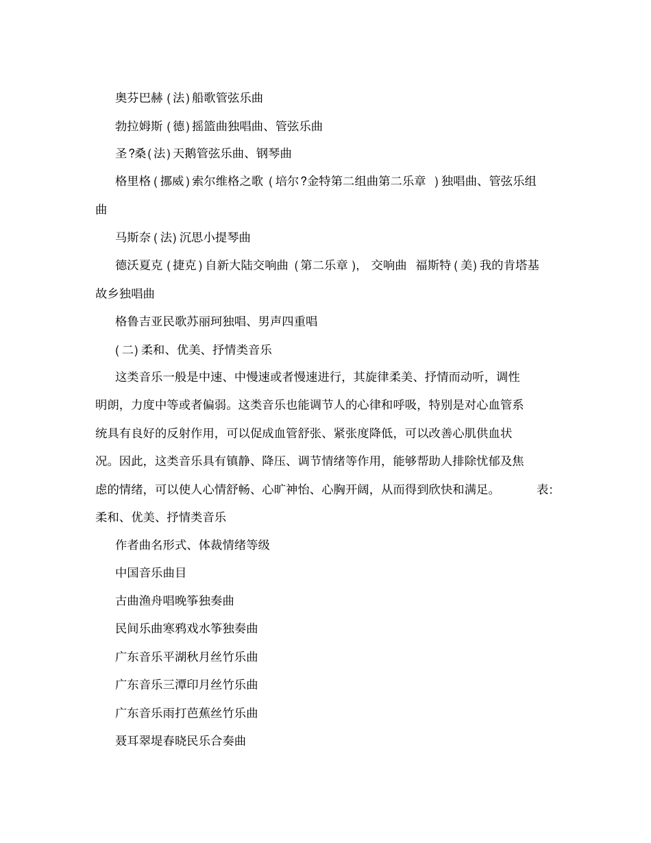 心理治疗音乐的选择[整理版]_第3页