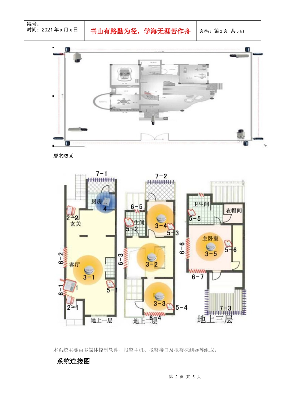 别墅报警系统设计方案_第2页