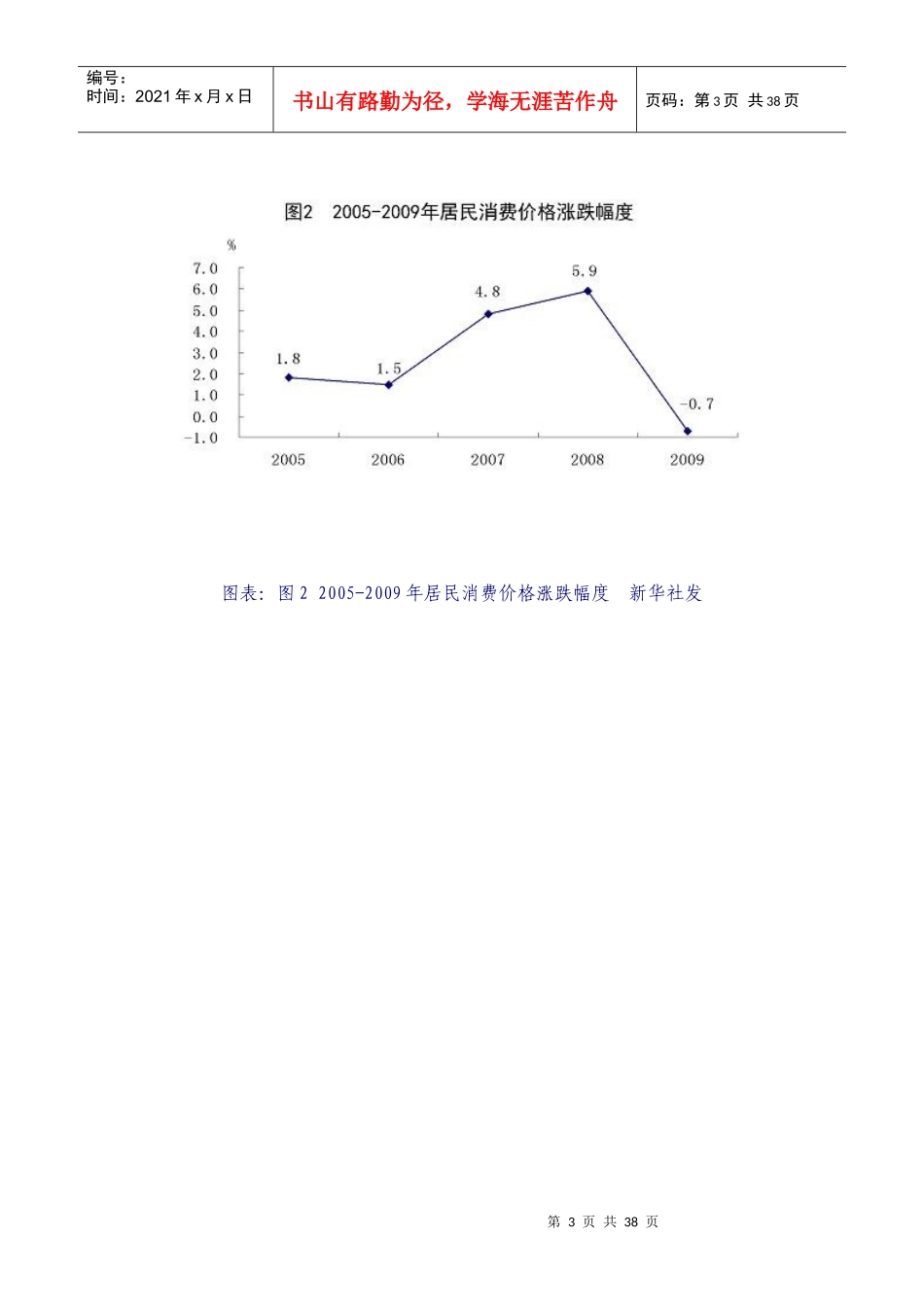中华人民共和国X年国民经济和社会发展统计公报_第3页