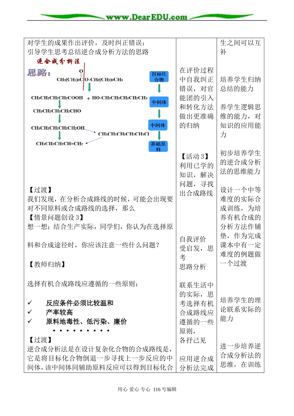 高中化学新人教选修5 有机合成_第3页