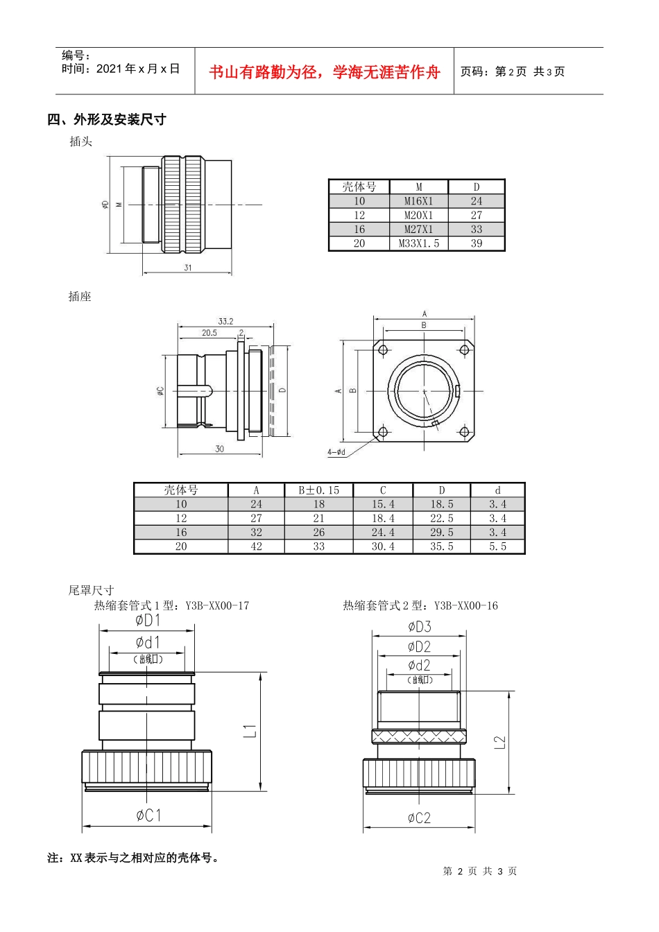 Y3B型推拉式圆形电连接器广泛应用于各种电子电气设备_第2页