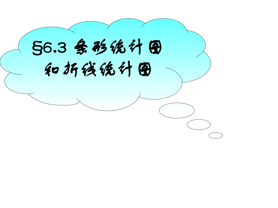 九年级数学上6.3条形统计图和折线形统计图人教版_第1页
