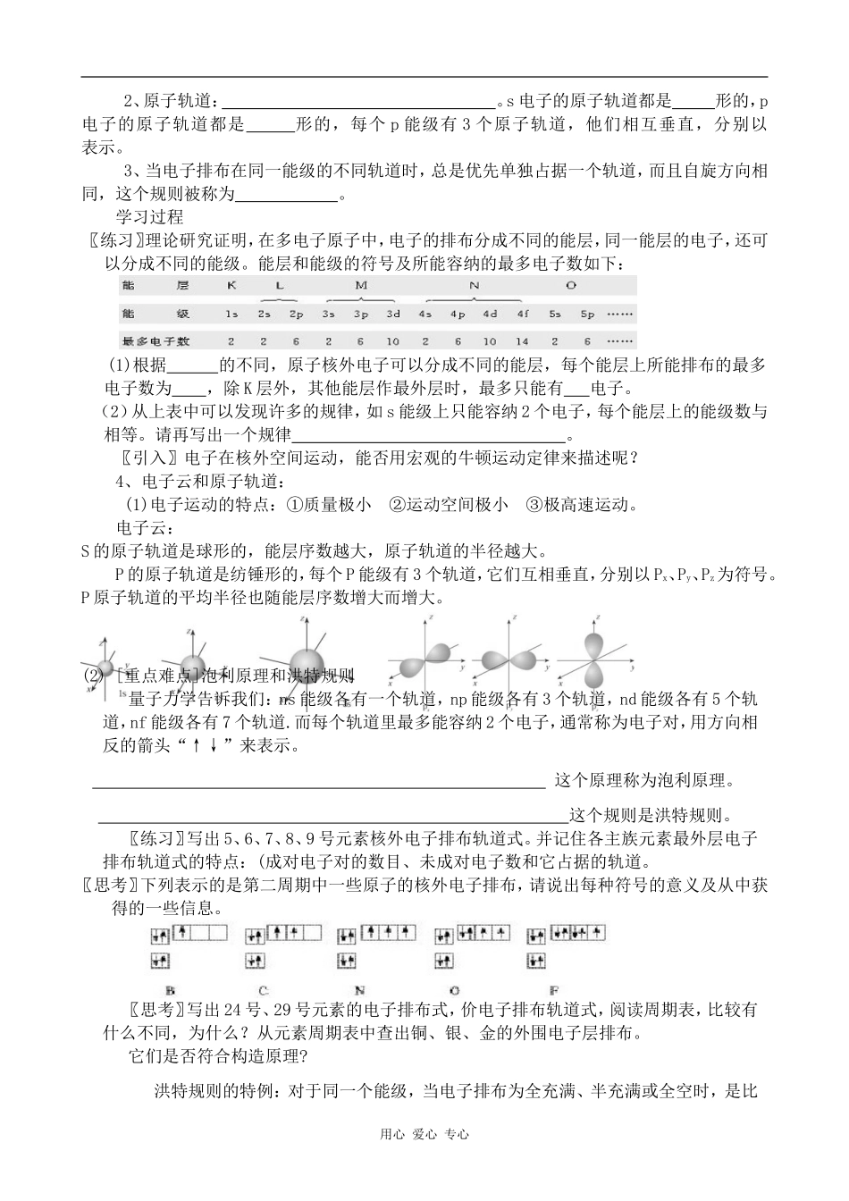 高中化学原子结构苏教版选修三_第3页