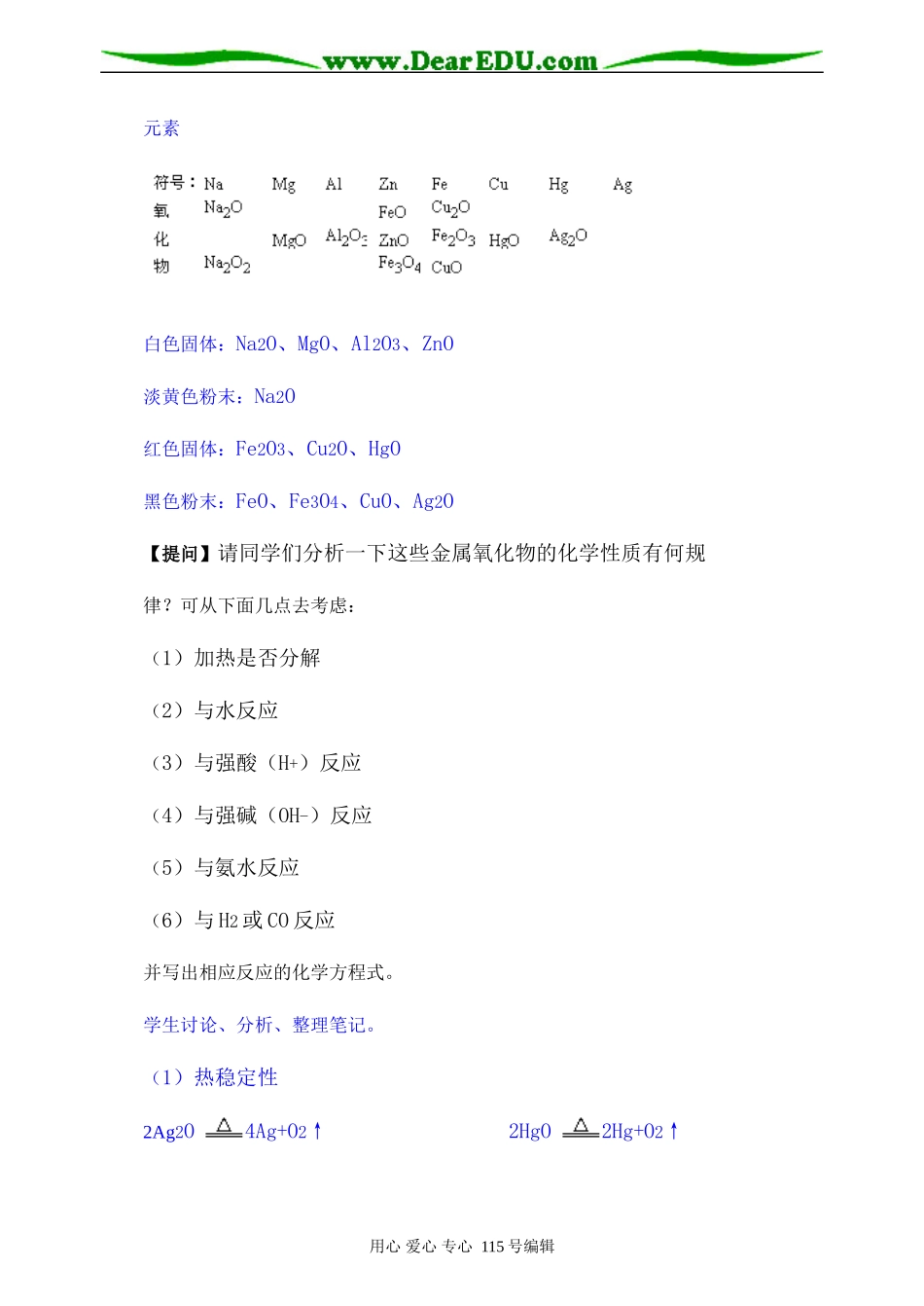 第二轮专题：重要金属化合物的性质_第2页