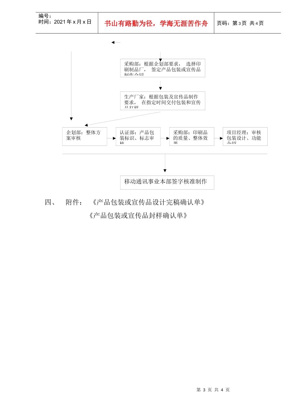 产品包装及宣传品制作确认流程（doc 5)_第3页