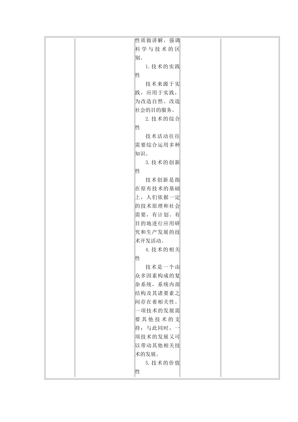 高中通用技术上学期第1周教学设计（1.1 技术的性质及其巨大作用）-人教版高中全册通用技术教案_第3页