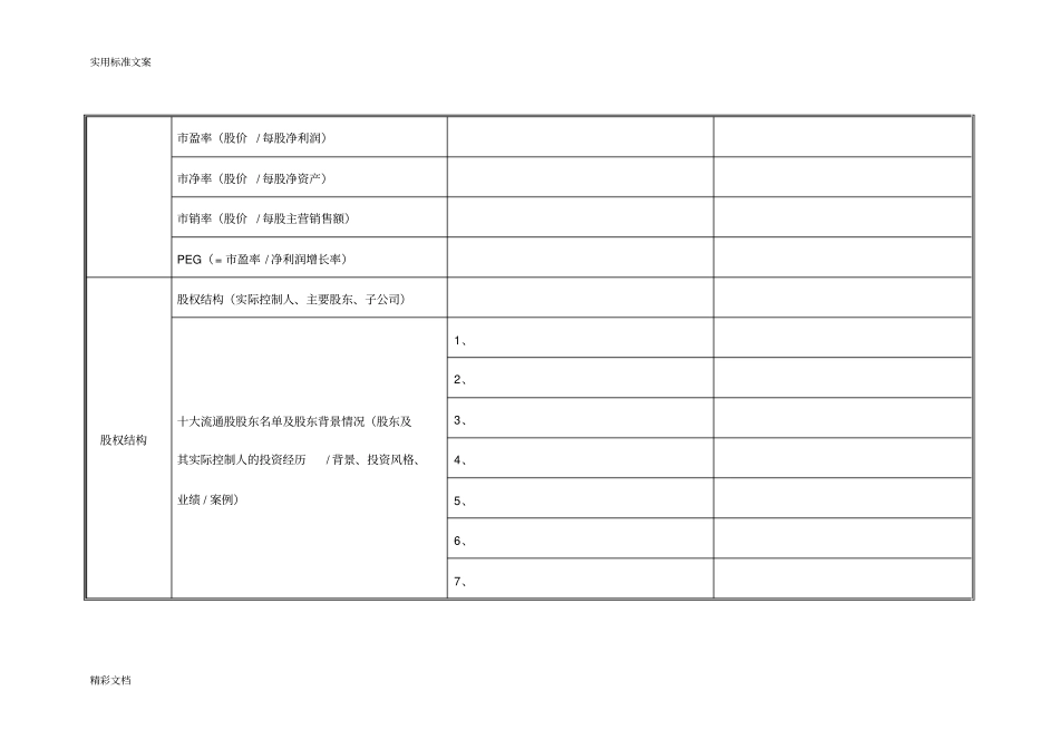 上市公司的尽调提纲_第2页
