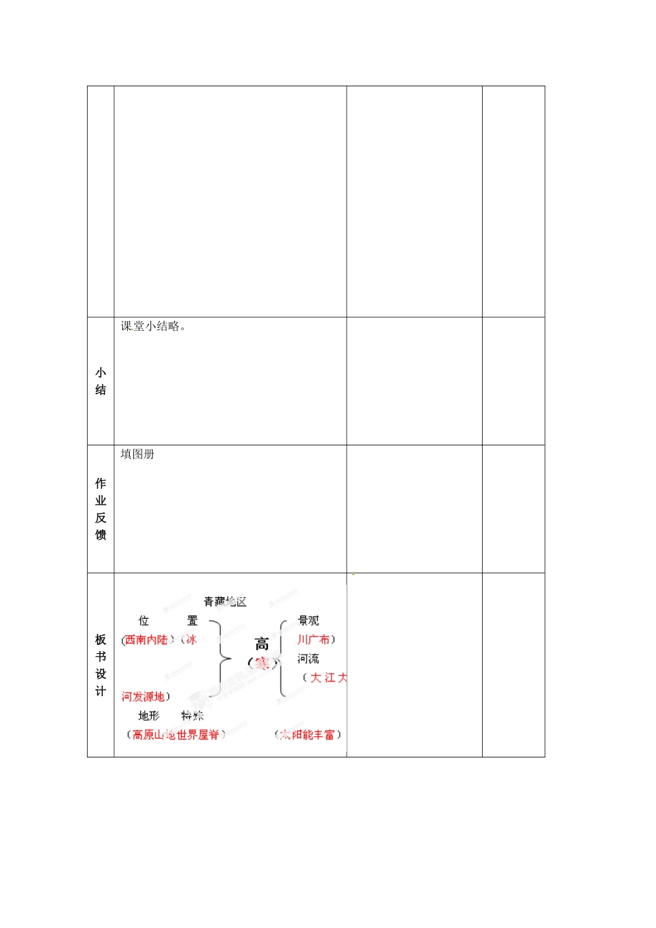 江苏省丹阳市第三中学八年级地理下册 5-3-2 西北地区和青藏地区教师教案 新人教版_第3页