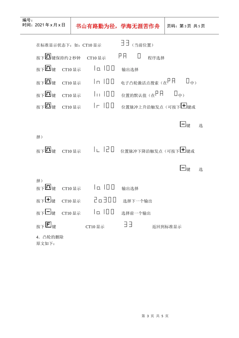 公司产电子凸轮CT16_第3页