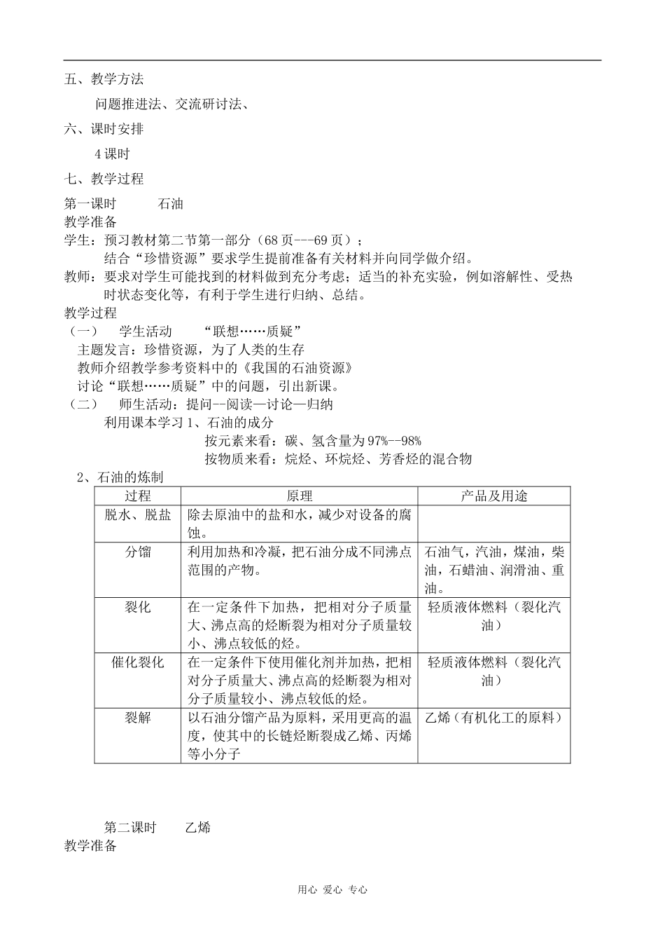 高中化学石油和煤 重要的烃鲁科版必修二_第2页