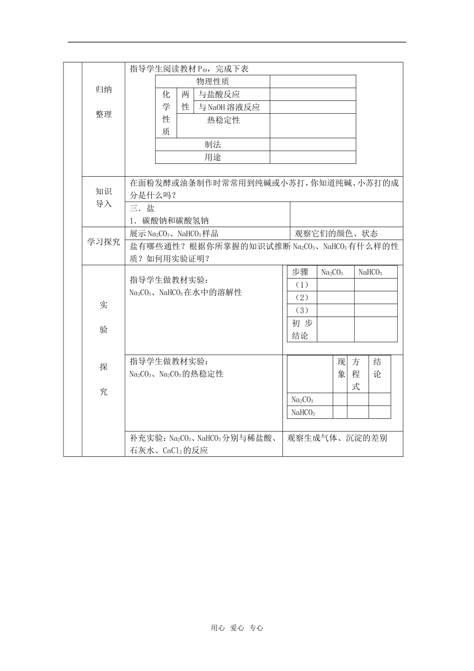 高中化学 3.2《几种重要的金属化合物》教案+随堂练习课时2 新人教版必修1_第2页