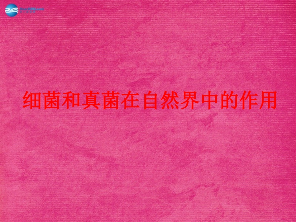 八年级生物上册 5.4.4 细菌和真菌在自然界中的作用课件4 （新版）新人教版_第1页