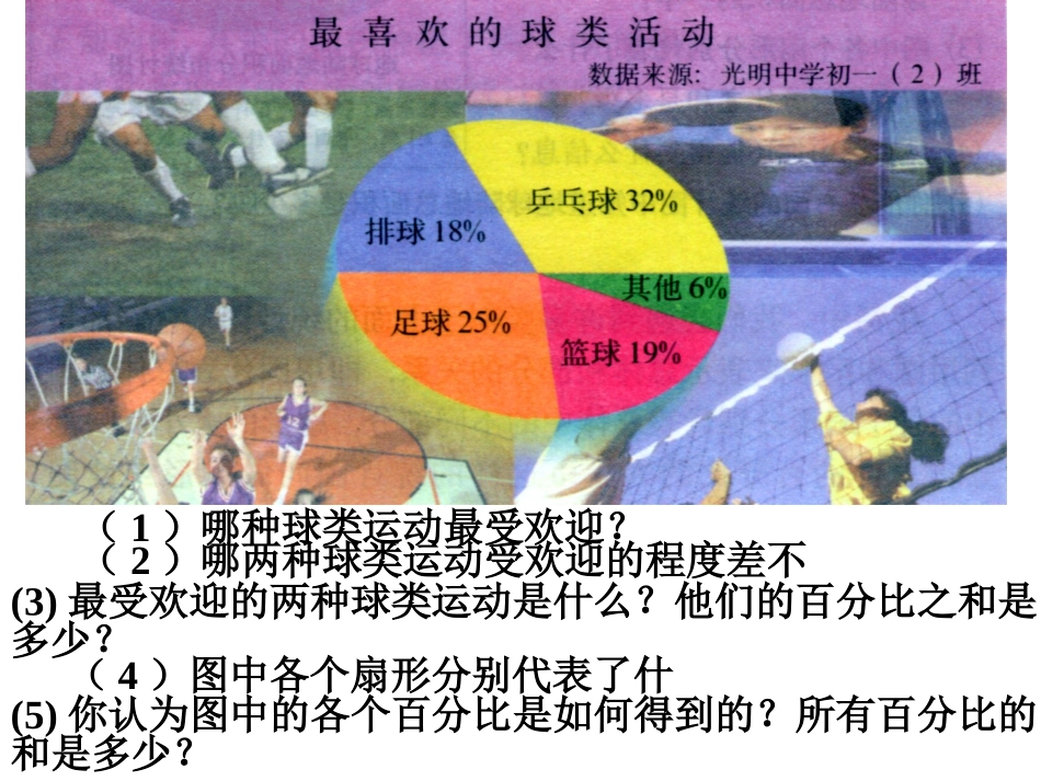 九年级数学上6.4扇形统计图人教版_第2页