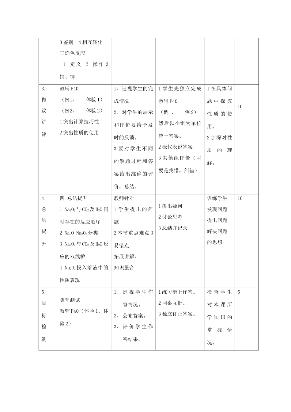 高中化学 第三章 金属及其化合物 3.2.1 钠的重要化合物教案 新人教版必修1-新人教版高一必修1化学教案_第2页