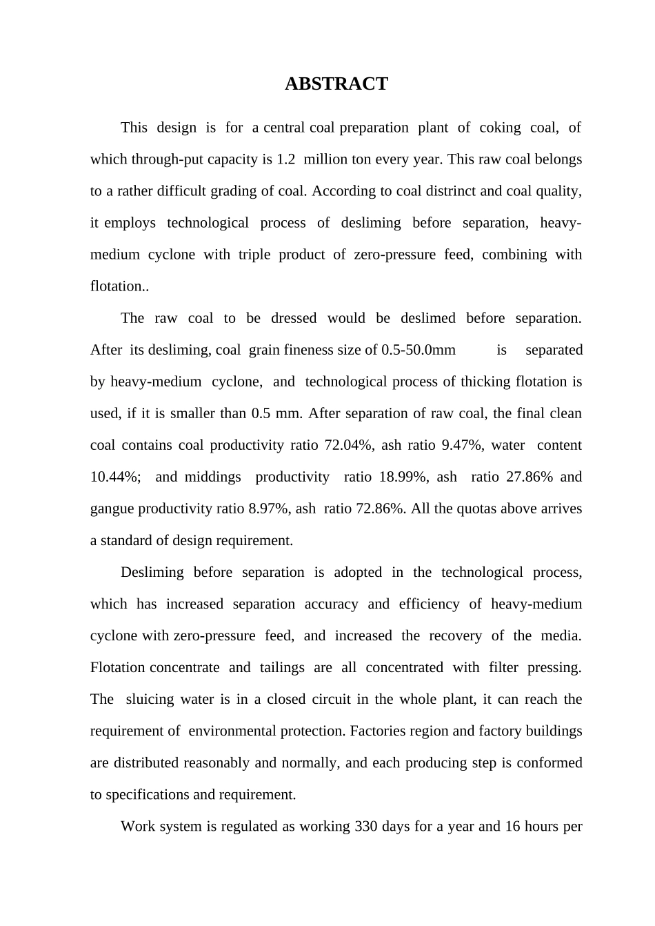 120万吨炼焦煤选煤厂设计_第3页