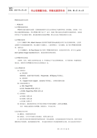 PCB制造工艺