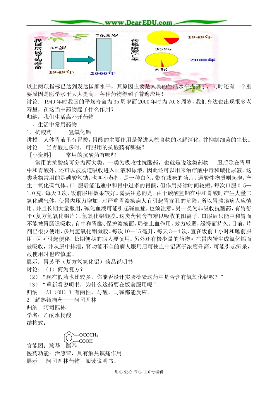 高中化学苏教版选修1 造褔人类健康的化学药物_第2页