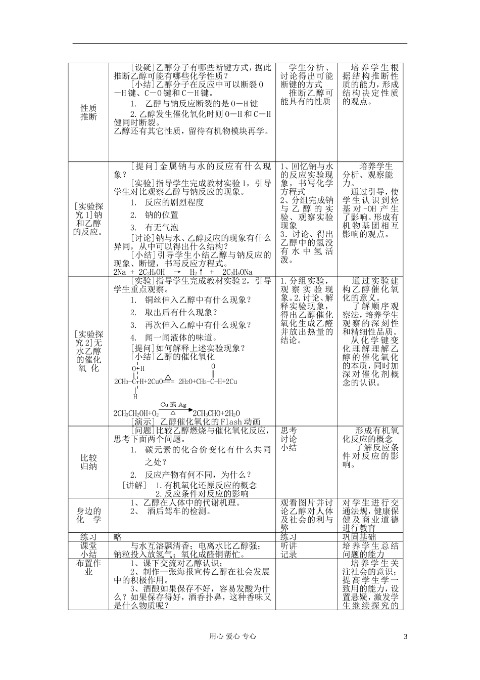 高中化学《饮食中的有机化合物》教案6 鲁科版必修2_第3页