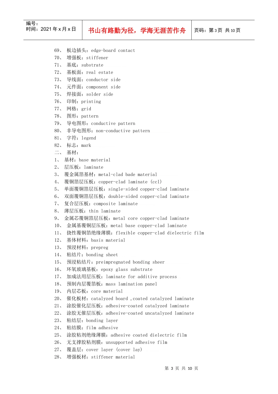PCB专业用语中英文对照_第3页
