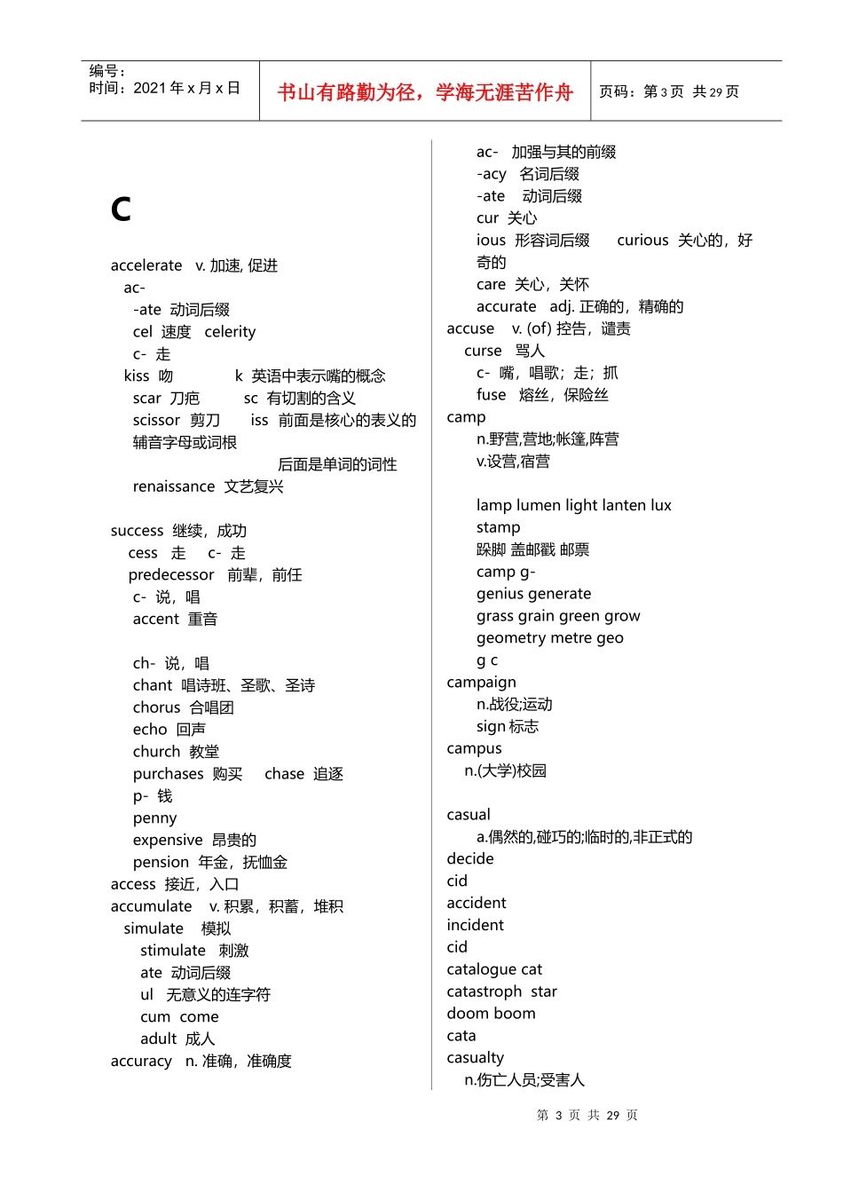 刘一男考研词汇5500电子讲义绝对完整word版_第3页