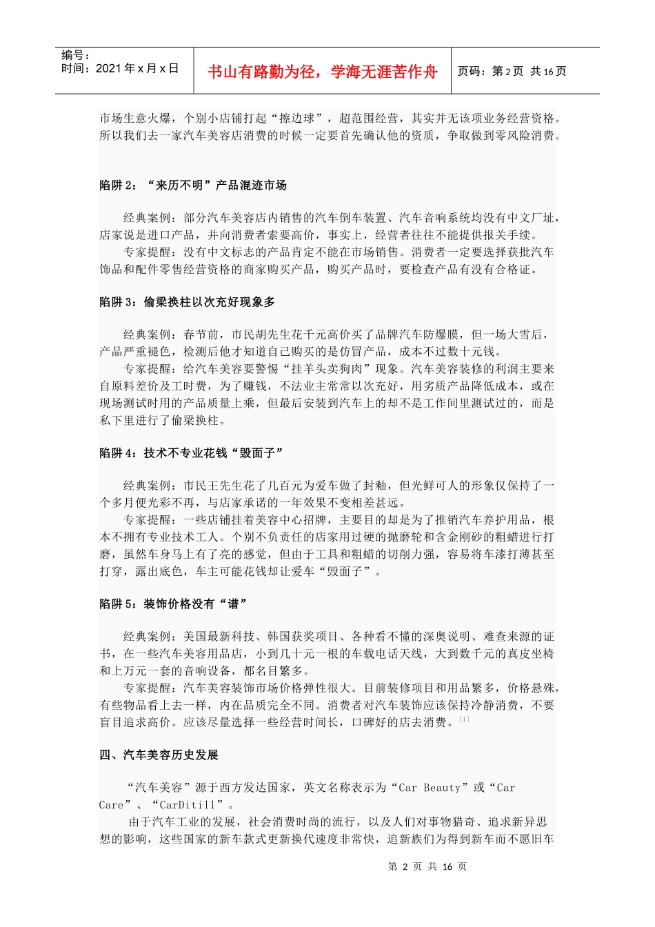 专业汽车美容概述_第2页