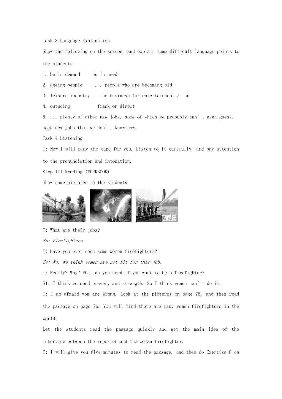 高中英语 Module2 TheFourth Period ExtensiveReading教案 外研版必修5-外研版高二必修5英语教案_第3页