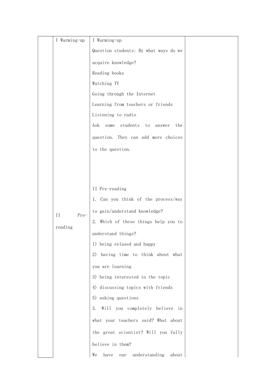 高中英语 Unit 15 Learning Lesson 4  Teachers教案 北师大版必修5-北师大版高二必修5英语教案_第2页