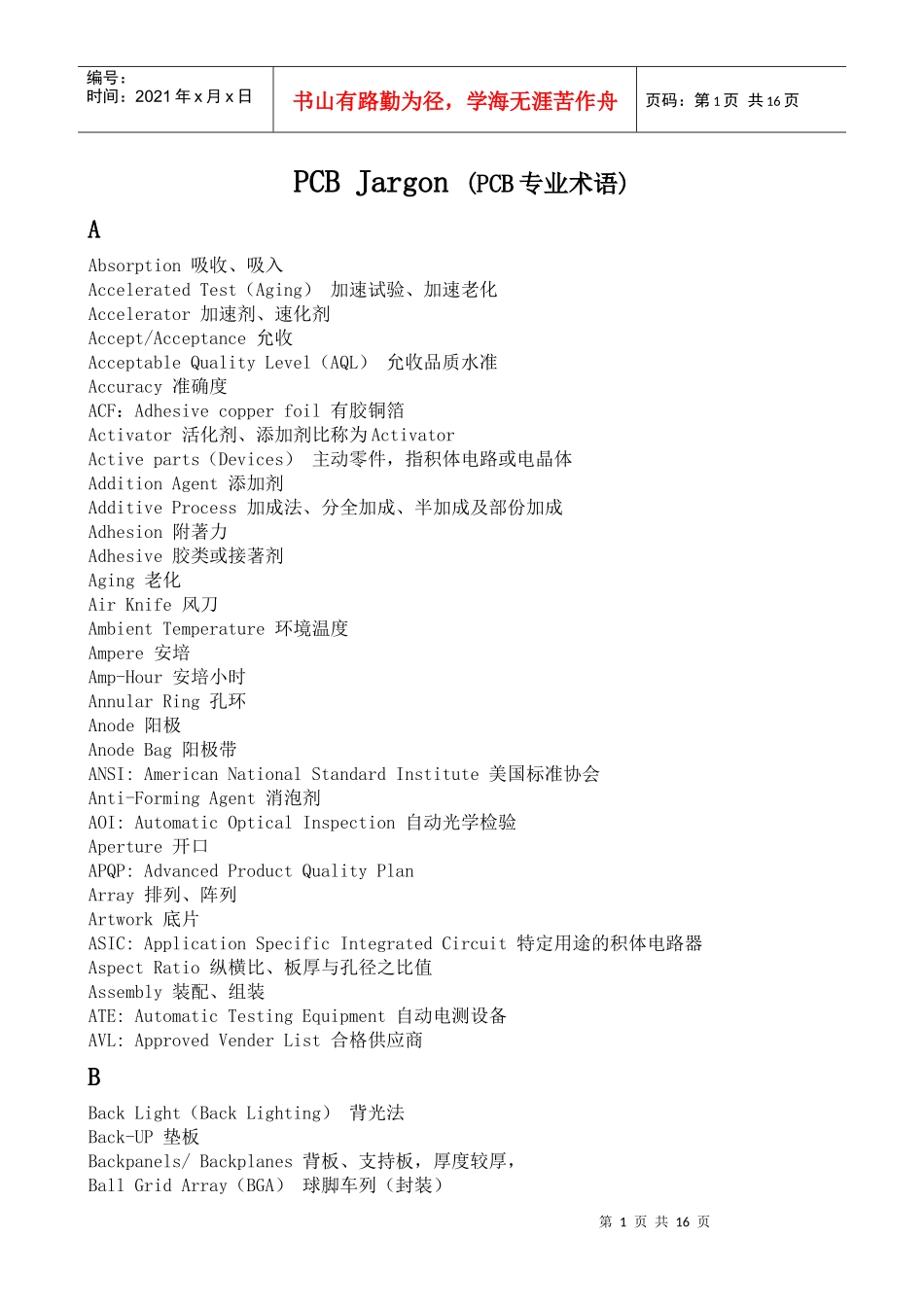 PCB专业术语_第1页