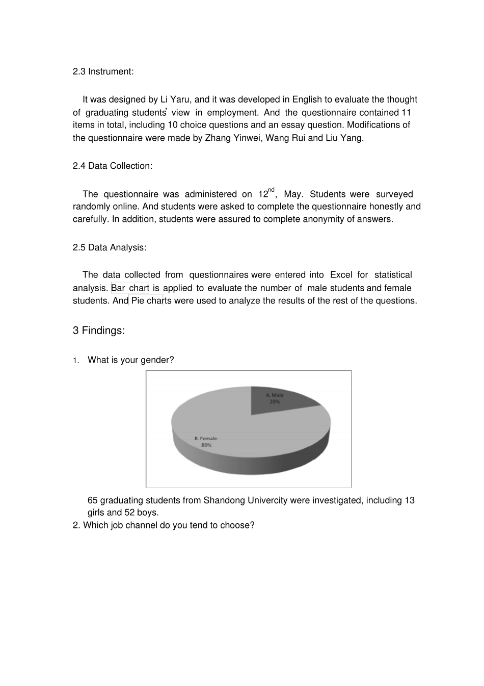 (完整版)调查报告英文版_第2页