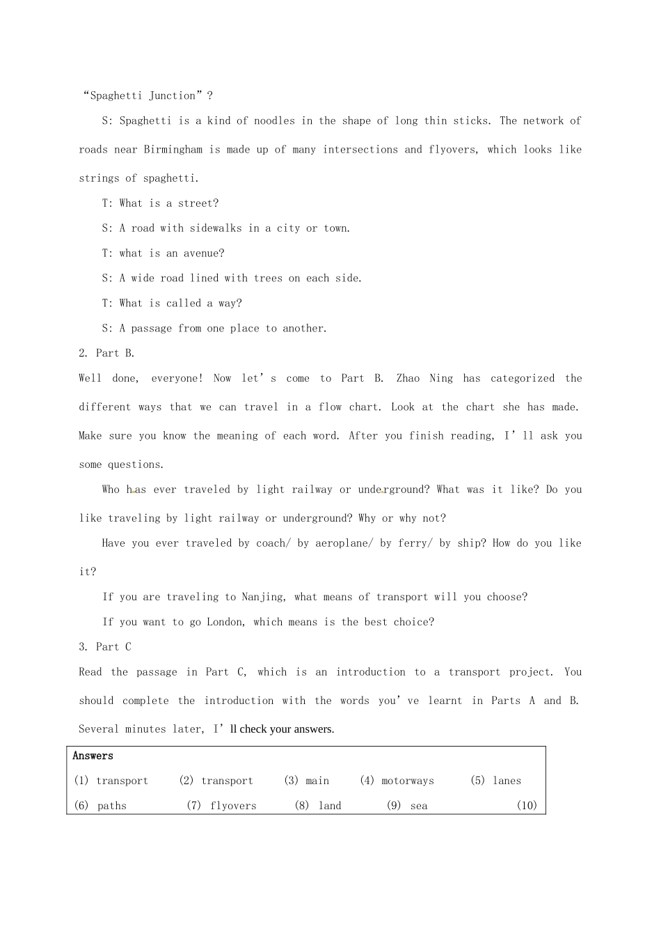 高中英语 Unit4 Public transport Word power教案 牛津译林版选修7-牛津版高二选修7英语教案_第2页